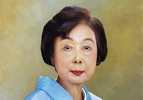 油絵 施設長